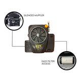 Darrahopens Tools > Power Tools 18HP Vertical Shaft Lawn Mower Engine Petrol Motor 4 Stroke OHV Ride On