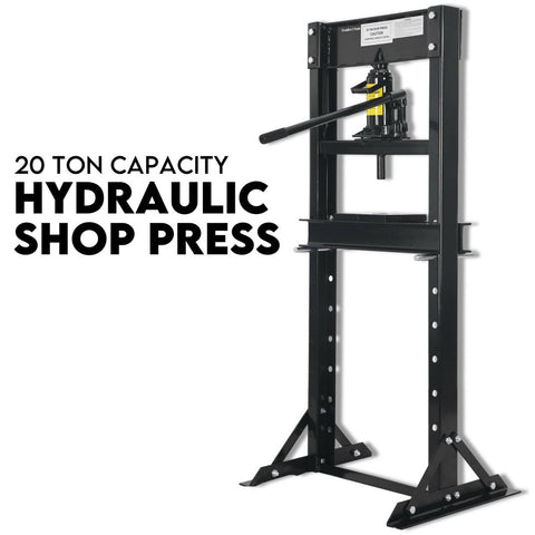 Darrahopens Tools > Power Tools 20 Ton Hydraulic Shop Press Workshop Jack Stand Bending Tool