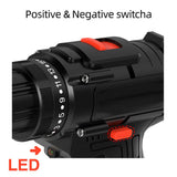 Darrahopens Tools > Power Tools 48V BRUSHLESS HEAVY DUTY CORDLESS DRILL IMPACT DRIVER KIT HAMMER +2 BATTERY Box