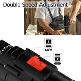 Darrahopens Tools > Power Tools 48V BRUSHLESS HEAVY DUTY CORDLESS DRILL IMPACT DRIVER KIT HAMMER +2 BATTERY Box
