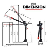 Darrahopens Tools > Power Tools 800kg Electric Hoist Winch Crane 12V Swivel Car Truck UTE Lift 360° Pick Up