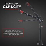 Darrahopens Tools > Power Tools 800kg Electric Hoist Winch Crane 12V Swivel Car Truck UTE Lift 360° Pick Up