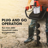 Darrahopens Tools > Power Tools Baumr-AG 1500W Electric Post Hole Auger Digger
