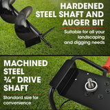 Darrahopens Tools > Power Tools Baumr-AG 1500W Electric Post Hole Auger Digger