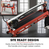 Darrahopens Tools > Power Tools BAUMR-AG 1500W Electric Tile Saw Cutter with 300mm (12") Blade, 920mm Cutting Length, Side Extension Table