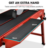 Darrahopens Tools > Power Tools BAUMR-AG 1500W Electric Tile Saw Cutter with 300mm (12") Blade, 920mm Cutting Length, Side Extension Table