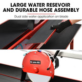 Darrahopens Tools > Power Tools BAUMR-AG 1500W Electric Tile Saw Cutter with 300mm (12") Blade, 920mm Cutting Length, Side Extension Table