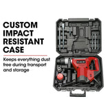Darrahopens Tools > Power Tools Baumr-AG 1500W Pro-Grade Electric Rotary Jackhammer Hammer Drill, with 2 Bonus Chisels, 3 Drill Bits