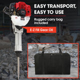 Darrahopens Tools > Power Tools BAUMR-AG 2 Stroke 52cc Petrol Jackhammer, with 2 Chisels, Carry Bag