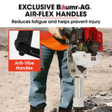 Darrahopens Tools > Power Tools BAUMR-AG 2 Stroke 52cc Petrol Jackhammer, with 2 Chisels, Carry Bag
