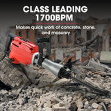Darrahopens Tools > Power Tools Baumr-AG 2200W Pro-Grade Electric Demolition Jackhammer, with 3 Bonus Chisels, Carry Case