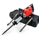 Darrahopens Tools > Power Tools Baumr-AG 2200W Pro-Grade Electric Demolition Jackhammer, with 3 Bonus Chisels, Carry Case