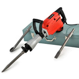 Darrahopens Tools > Power Tools Baumr-AG 2200W Pro-Grade Electric Demolition Jackhammer, with 3 Bonus Chisels, Steel Carry Case