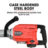 Darrahopens Tools > Power Tools Baumr-AG 2300W Pro-Grade Electric Demolition Jackhammer, with 3 Bonus Chisels, Carry Case