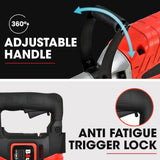 Darrahopens Tools > Power Tools Baumr-AG 2400W Pro-Grade Electric Demolition Jackhammer, with 3 Bonus Chisels, Carry Case