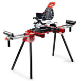 Darrahopens Tools > Power Tools BAUMR-AG 254mm Sliding Compound dual Mitre Drop Saw and Adjustable Stand Combo