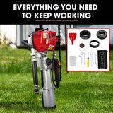 Darrahopens Tools > Power Tools Baumr-AG 38cc 4-Stroke 40cc Petrol Post Driver, with Carry Case & 3 Piling Sleeves