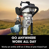 Darrahopens Tools > Power Tools Baumr-AG 38cc 4-Stroke 40cc Petrol Post Driver, with Carry Case & 3 Piling Sleeves