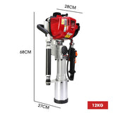 Darrahopens Tools > Power Tools Baumr-AG 38cc 4-Stroke 40cc Petrol Post Driver, with Carry Case & 3 Piling Sleeves