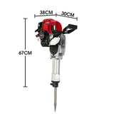 Darrahopens Tools > Power Tools Baumr-AG 4 Stroke Petrol Jackhammer, with 2 Chisels, Carry Bag