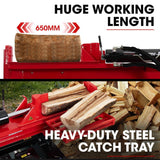 Darrahopens Tools > Power Tools Baumr-AG 40 Tonne Petrol Hydraulic Horizontal and Vertical Towed Wood Log Splitter - HPS700