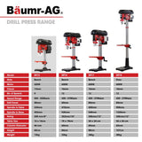 darrahopens Tools > Power Tools Baumr-AG 420W Drill Press Pedestal Benchtop Stand Pillar Variable Speed