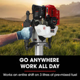 Darrahopens Tools > Power Tools Baumr-AG 52cc 2-Stroke Petrol Post Driver with Carry Case & 2 Drive Sockets