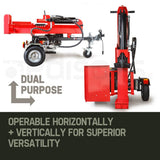 Darrahopens Tools > Power Tools Baumr-AG 60 Ton Diesel Log Splitter 60T Heavy-Duty Wood Cutter Hydraulic Fire Axe 4-Stroke Engine