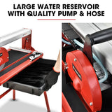 Darrahopens Tools > Power Tools BAUMR-AG 800W Electric Tile Saw Cutter with 200mm (8") Blade, 720mm Cutting Length, Side Extension Table