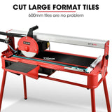 Darrahopens Tools > Power Tools BAUMR-AG 800W Electric Tile Saw Cutter with 200mm (8") Blade, 720mm Cutting Length, Side Extension Table