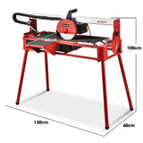 Darrahopens Tools > Power Tools BAUMR-AG 800W Electric Tile Saw Cutter with 200mm (8") Blade, 720mm Cutting Length, Side Extension Table