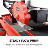 Darrahopens Tools > Power Tools BAUMR-AG 800W Electric Tile Saw Cutter with 200mm (8") Blade, 720mm Cutting Length, Side Extension Table