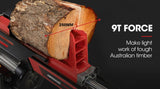 Darrahopens Tools > Power Tools Baumr-AG 9 Ton Electric Log Splitter 9T Wood Cutter Hydraulic Fire Wood Block Axe Small Machine