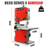 darrahopens Tools > Power Tools Baumr-AG Bandsaw Wood Cutting Band Saw Portable Wood Vertical Benchtop Machine