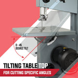darrahopens Tools > Power Tools Baumr-AG Bandsaw Wood Cutting Band Saw Portable Wood Vertical Benchtop Machine
