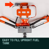 darrahopens Tools > Power Tools Baumr-AG Post Hole Digger 62CC Posthole Earth Auger Fence Borer Petrol Drill Bit
