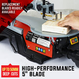 darrahopens Tools > Power Tools Baumr-AG SS16 16 120W Variable Speed Scroll Saw Tool Electric Dual Lamps