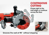 Darrahopens Tools > Power Tools BAUMR-AG Wall Chaser and Vacuum Combo Dust Collector Concrete Chasing Machine
