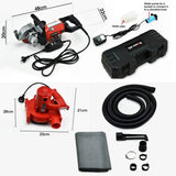 Darrahopens Tools > Power Tools BAUMR-AG Wall Chaser and Vacuum Combo Dust Collector Concrete Chasing Machine