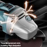 Darrahopens Tools > Power Tools Brushless Cordless Angle Grinder With 2x Li-ion Battery Charger 125mm Combo Kit