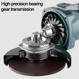 Darrahopens Tools > Power Tools Brushless Cordless Angle Grinder With 2x Li-ion Battery Charger 125mm Combo Kit