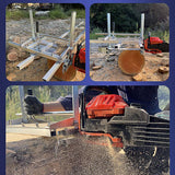 Darrahopens Tools > Power Tools Chainsaw Mill For Saws 14"-36" Bar Furniture Making Wood Cutting Aluminum Steel