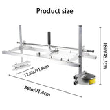 Darrahopens Tools > Power Tools Chainsaw Mill For Saws 14"-36" Bar Furniture Making Wood Cutting Aluminum Steel