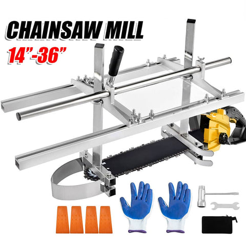 Darrahopens Tools > Power Tools Chainsaw Mill For Saws 14"-36" Bar Furniture Making Wood Cutting Aluminum Steel