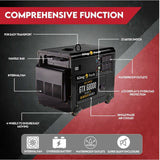Darrahopens Tools > Power Tools Diesel Generator Single Phase 8.4kw Rated Diesel 6kw 13hp Portable