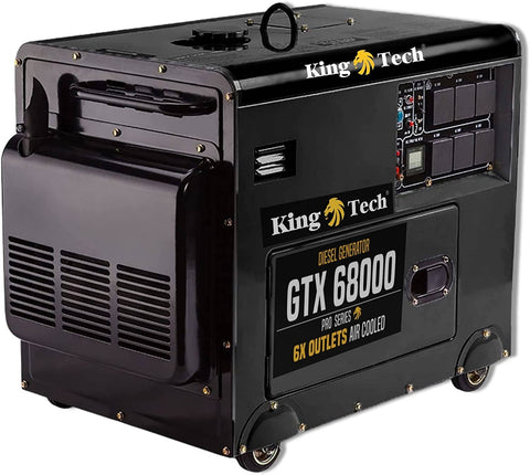 Darrahopens Tools > Power Tools Diesel Generator Single Phase 8.4kw Rated Diesel 6kw 13hp Portable
