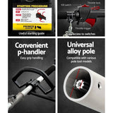darrahopens Tools > Power Tools Giantz 4 Stroke Pole Chainsaw Petrol Chain Saw Brush Cutter Brushcutter Tree