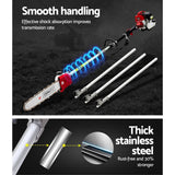 darrahopens Tools > Power Tools Giantz 62CC Petrol Pole Chainsaw Saw Brush Cutter Whipper Snipper Hedge Trimmer