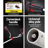 darrahopens Tools > Power Tools Giantz 62CC Pole Chainsaw Petrol 7 In 1 Brush Cutter Whipper Snipper Multi Tools