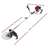 darrahopens Tools > Power Tools Giantz 62CC Pole Chainsaw Petrol 7 In 1 Brush Cutter Whipper Snipper Multi Tools